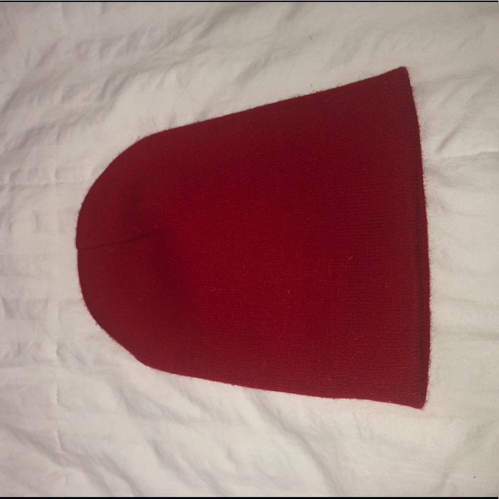 Red beanie